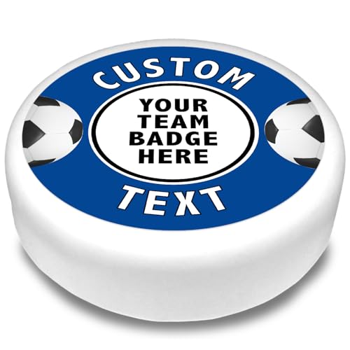 Cakeshop Runde Personalisierte Essbare Tortendekoration Mit Dunkelblauem Fußballrand | Personalisieren Sie Bild & Name | Für Geburtstage & Feiern | Mehrere Formen & Größen | Zuckerguss & Oblatenpapier Cakeshop Runde Personalisierte Essbare Tortendekoration Mit Dunkelblauem Fußballrand | Personalisieren Sie Bild & Name | Für Geburtstage & Feiern | Mehrere Formen & Größen | Zuckerguss & Oblatenpapier von CAKESHOP edible cake toppers EST. 2012