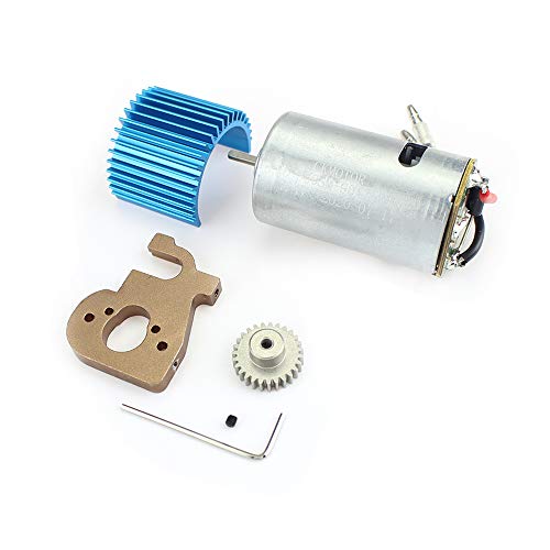CALIBAN Für 124019 124018 1/12 Stück Upgrade Auto Fernbedienung 550 Motor gebürstet mit Halterung für Kühlkörper, Blau CALIBAN Für 124019 124018 1/12 Stück Upgrade Auto Fernbedienung 550 Motor gebürstet mit Halterung für Kühlkörper, Blau von CALIBAN