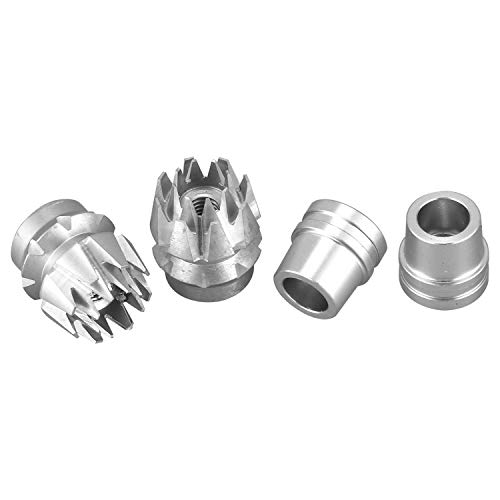 CALIBAN Geeignet für Futaba 2-lagig, 3D, rutschfest, Fernbedienung, Wippkopf, M3, Sender Endstück, silberfarben CALIBAN Geeignet für Futaba 2-lagig, 3D, rutschfest, Fernbedienung, Wippkopf, M3, Sender Endstück, silberfarben von CALIBAN