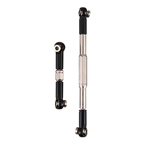 CALIBAN Geeignet für MN-D90-45 C14 B36 -Modell Klettern Auto 2 Set Lenkstange aus Metall, Schwarz CALIBAN Geeignet für MN-D90-45 C14 B36 -Modell Klettern Auto 2 Set Lenkstange aus Metall, Schwarz von CALIBAN