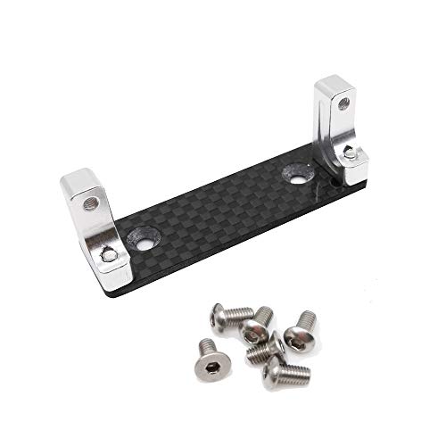 CALIBAN Servo-Halterung mit Schutzplatten aus Faser, Zubehör, Upgrade für 1/10 Fernbedienung, für Axial Wraith RR10, , Silber CALIBAN Servo-Halterung mit Schutzplatten aus Faser, Zubehör, Upgrade für 1/10 Fernbedienung, für Axial Wraith RR10, , Silber von CALIBAN