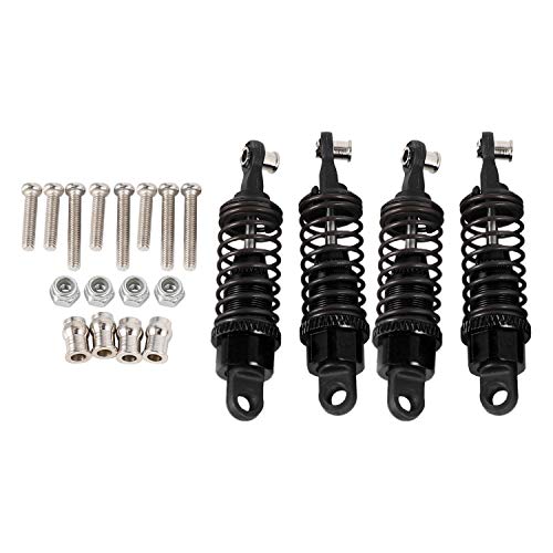 CALIBAN Stoßdämpfer aus Metall, 4 Stück, Serien für 1/16 C14 B36 Q60 Q65 und andere Modelle, Schwarz CALIBAN Stoßdämpfer aus Metall, 4 Stück, Serien für 1/16 C14 B36 Q60 Q65 und andere Modelle, Schwarz von CALIBAN