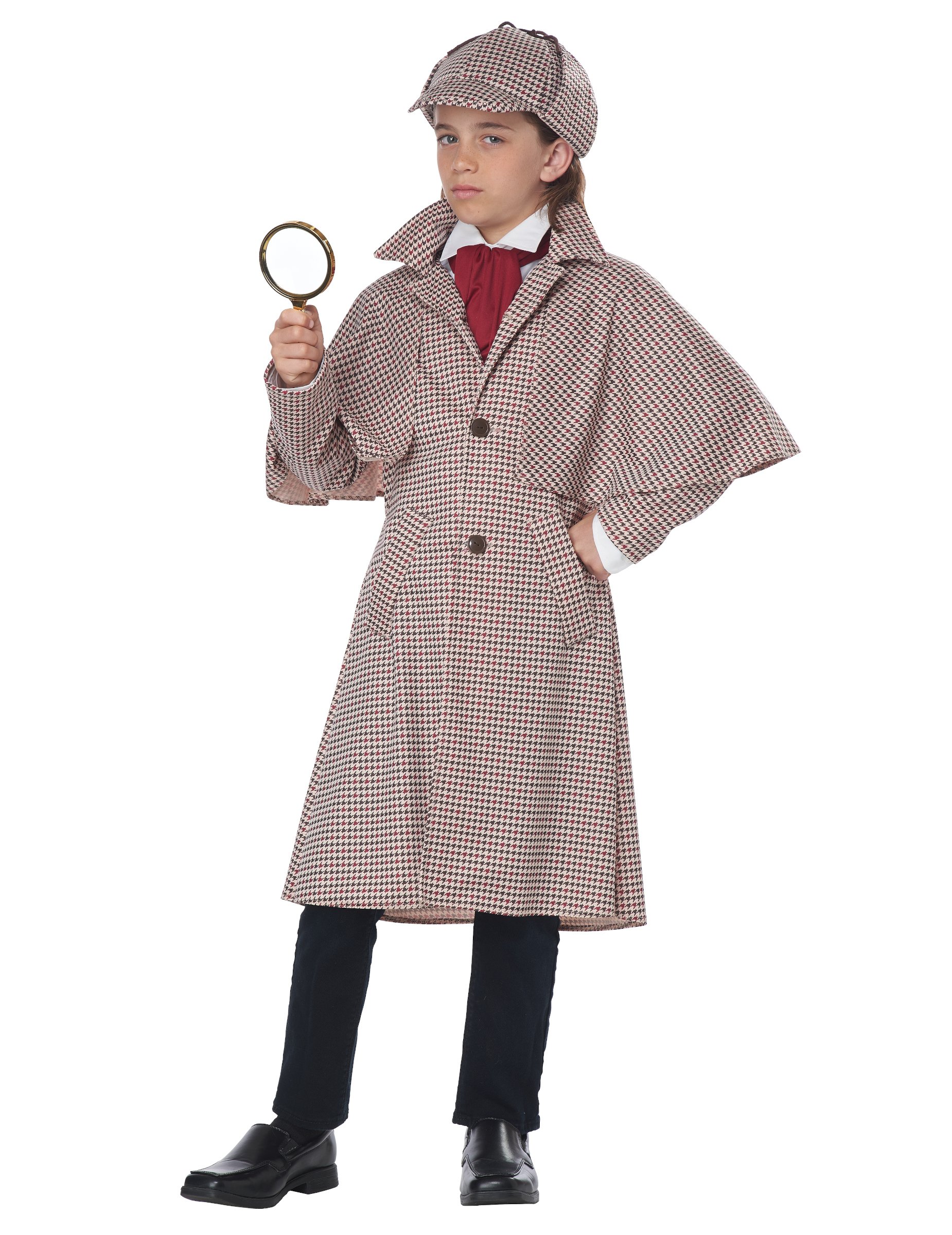 Detektiv Sherlock Kinder-Kostüm von KARNEVAL-MEGASTORE
