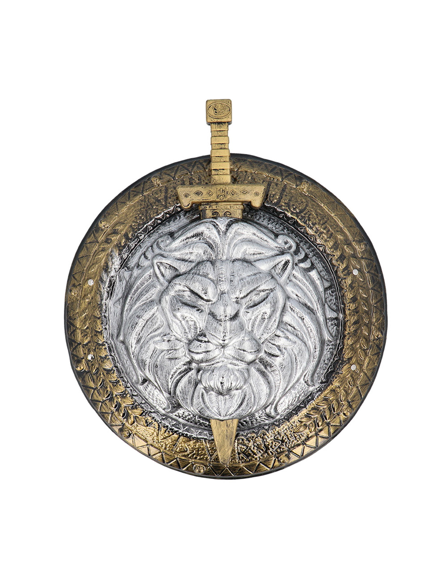 Gladiator Schutzschild und Schwert 2-teilig bronze-silber Gladiator Schutzschild und Schwert 2-teilig bronze-silber von BOLAND BV
