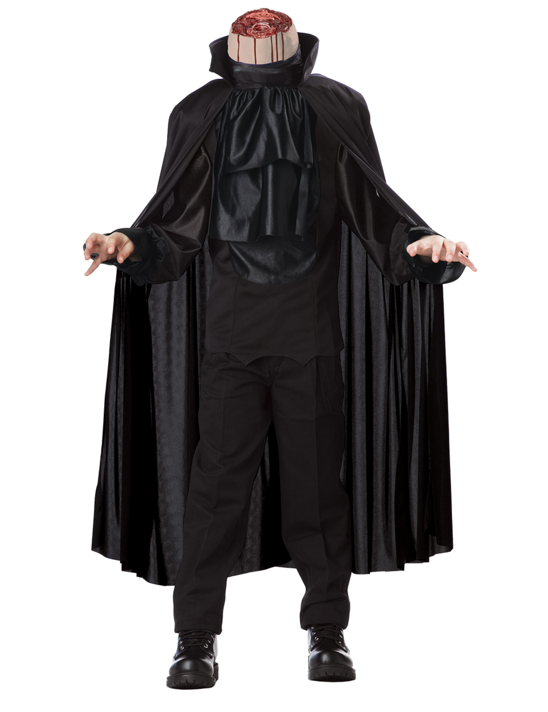 Kopfloser Reiter Kinderkostüm Halloweenkostüm schwarz von KARNEVAL-MEGASTORE
