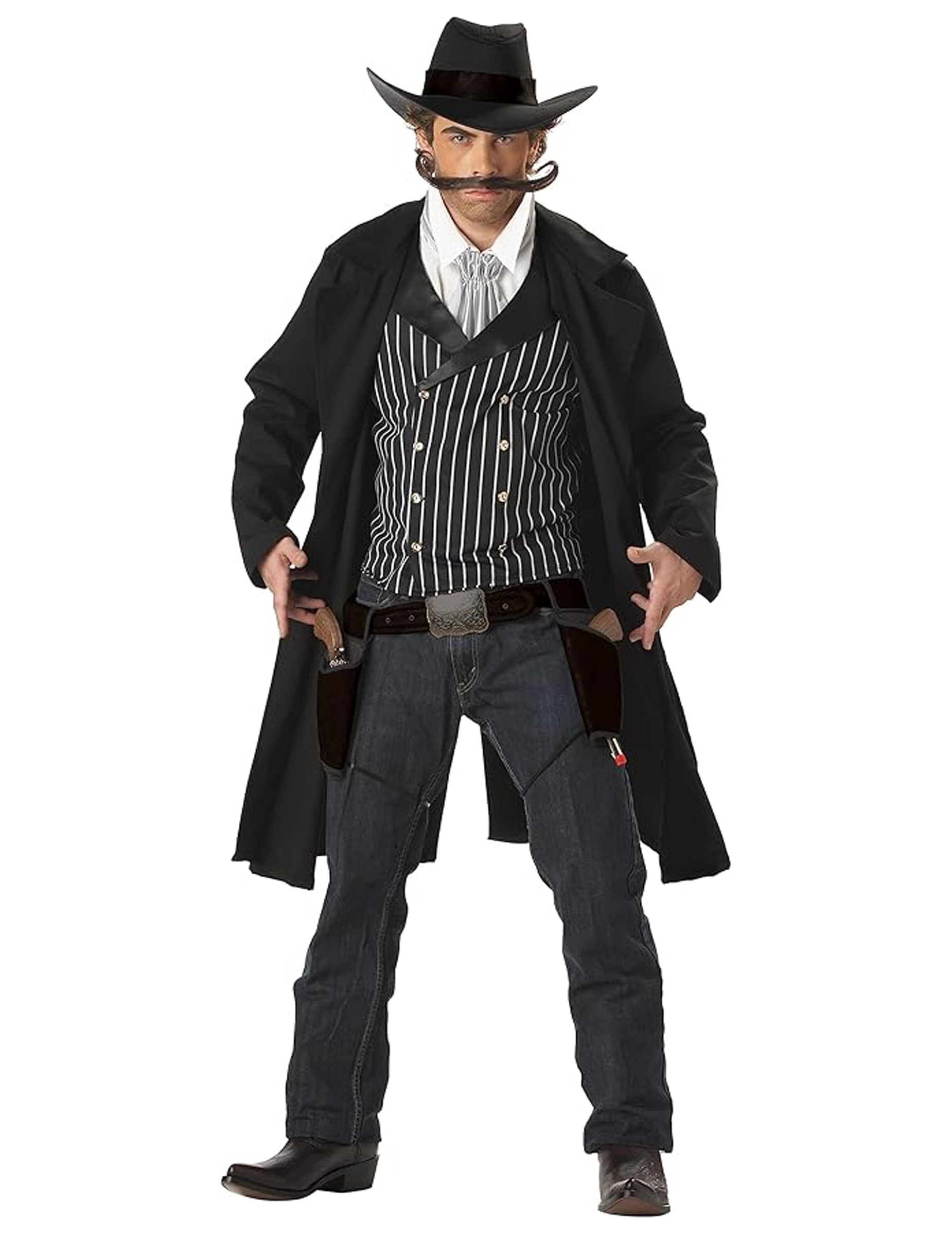 Santa Maria Cowboy Kostüm schwarz von KARNEVAL-MEGASTORE