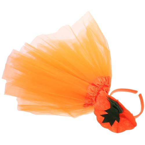 CALLARON 1 Satz Halloween Kürbis Kostüm mit Kürbis Haarschmuck für Dekorative Halloween Kostüme für Partys und Cosplay Langlebigem Vliesstoff Gefertigt für Festlichkeiten CALLARON 1 Satz Halloween Kürbis Kostüm mit Kürbis Haarschmuck für Dekorative Halloween Kostüme für Partys und Cosplay Langlebigem Vliesstoff Gefertigt für Festlichkeiten von CALLARON