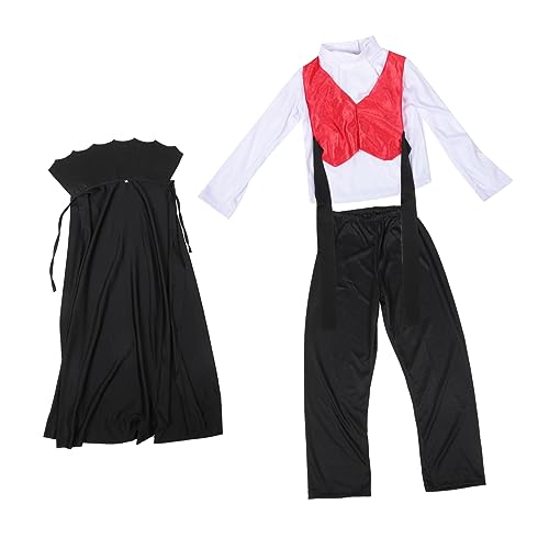 CALLARON 1 Satz Halloween Vampir Umhang für Cosplay Kostüm für Halloween Partys Langlebig und Leicht für Gruselige Auftritte und Feiern CALLARON 1 Satz Halloween Vampir Umhang für Cosplay Kostüm für Halloween Partys Langlebig und Leicht für Gruselige Auftritte und Feiern von CALLARON