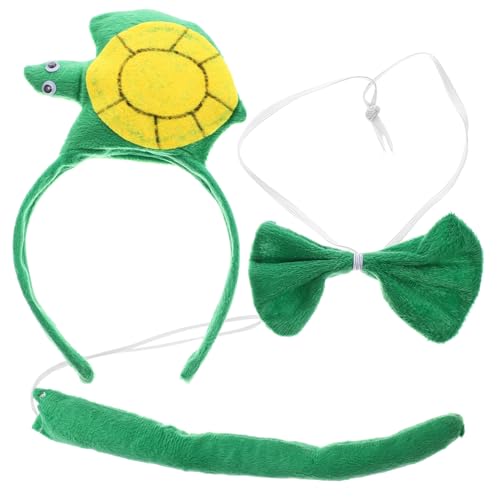 CALLARON 1 Satz Kostümset Teiliges Set mit Kopfband und Fliege für Halloween Festivals und Cosplay Events Leicht und Tragbar für Zahlreiche Anlässe von CALLARON