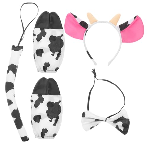 CALLARON 1 Satz Teiliges Outfit mit Haarreif und Fliege Perfektes Accessoire für Halloween Karneval und Kindergeburtstagsfeiern von CALLARON