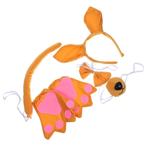 CALLARON 1 Set Kopfschmuck Set Critters Kuh Stirnband Tierohren Pelzkostüm Erwachsene Fuchsohren Kaninchen Cosplay Hundeohren Stirnband Hasenkostüme Stirnbänder Ohr von CALLARON