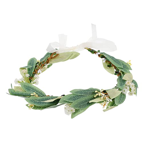 CALLARON 1 Stück Blumenkrone aus Olivenblättern Imitation Haarkranz für Hochzeiten und Feste Leichter Haarschmuck für Braut und Partys für Fotoshootings und Cosplay Haargirlande für CALLARON 1 Stück Blumenkrone aus Olivenblättern Imitation Haarkranz für Hochzeiten und Feste Leichter Haarschmuck für Braut und Partys für Fotoshootings und Cosplay Haargirlande für von CALLARON