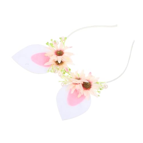 CALLARON 1 Stück Kaninchen -Ohr -Blume -Kopf Reifen Hase Stirnband Party-Cosplay lockig Ohren Haarband Kinderhaaraccessoires für Mädchen Stirnbänder für Mädchenparty Stoff CALLARON 1 Stück Kaninchen -Ohr -Blume -Kopf Reifen Hase Stirnband Party-Cosplay lockig Ohren Haarband Kinderhaaraccessoires für Mädchen Stirnbänder für Mädchenparty Stoff von CALLARON