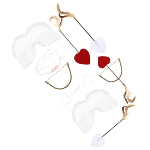 CALLARON 10st Amor Flügel Amor-kostüm Für Babys Baby Clothes Cosplay Kostüm Engelsflügel Für Erwachsene Engelskostüm Für Mädchen Amor-accessoires Für Kinder Mini Zubehör Neugeboren Feder von CALLARON
