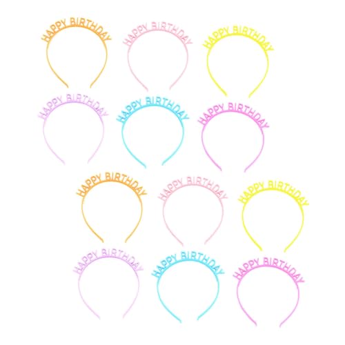 CALLARON 12 Stück Geburtstagsstirnband Mädchen Haarzubehör Kleine Mädchenstirnbänder Geburtstag Tiara Stirnbänder Haarband Zum Geburtstag Geburtstagsfeierdekorationen Erwachsene Plastik CALLARON 12 Stück Geburtstagsstirnband Mädchen Haarzubehör Kleine Mädchenstirnbänder Geburtstag Tiara Stirnbänder Haarband Zum Geburtstag Geburtstagsfeierdekorationen Erwachsene Plastik von CALLARON