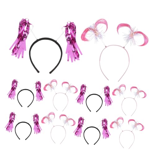 CALLARON 12 Stück Urlaubs Stirnbänder Lametta Perücke Haarschmuck Flauschiges Ball Stirnband Glänzender Lametta Kopfschmuck Haargummis Pailletten Stirnbänder Damen Haarbänder CALLARON 12 Stück Urlaubs Stirnbänder Lametta Perücke Haarschmuck Flauschiges Ball Stirnband Glänzender Lametta Kopfschmuck Haargummis Pailletten Stirnbänder Damen Haarbänder von CALLARON