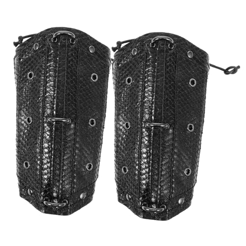 CALLARON 1Paar Halloween Armmanschetten Im Punk Lange Armstulpen Mit Schlangenledermuster Für Kostümpartys Halloween Events Unisex Vielseitig Einsetzbar von CALLARON