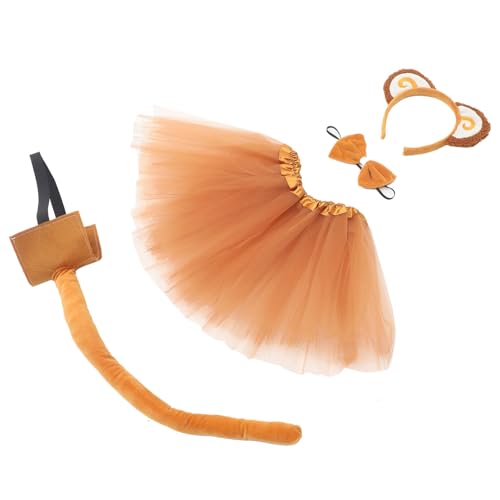 CALLARON 1Satz Affenkostüm Für Tutu Rock Haarreif Mit Affenohren Fliege Für Fasching Mottopartys Karneval CALLARON 1Satz Affenkostüm Für Tutu Rock Haarreif Mit Affenohren Fliege Für Fasching Mottopartys Karneval von CALLARON