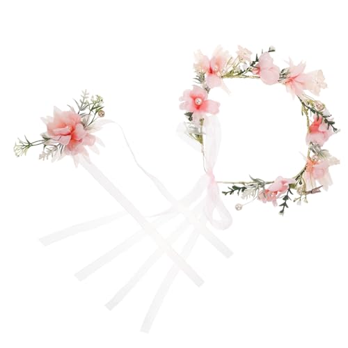 CALLARON 1Satz Braut Blumenstirnband Mit Perlen Und Blumenkranz Verstellbares Haaraccessoire Für Hochzeiten Strandpartys Und Besondere Anlässe Kopfschmuck Design Für Damen CALLARON 1Satz Braut Blumenstirnband Mit Perlen Und Blumenkranz Verstellbares Haaraccessoire Für Hochzeiten Strandpartys Und Besondere Anlässe Kopfschmuck Design Für Damen von CALLARON