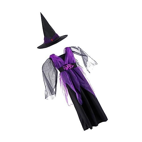 CALLARON 1Satz Hexenkostüm Für Halloween Cosplay Mit Hexenhut Vielseitig Einsetzbar Für Partys Aufführungen Langlebigem Material Farbenfrohes Design CALLARON 1Satz Hexenkostüm Für Halloween Cosplay Mit Hexenhut Vielseitig Einsetzbar Für Partys Aufführungen Langlebigem Material Farbenfrohes Design von CALLARON