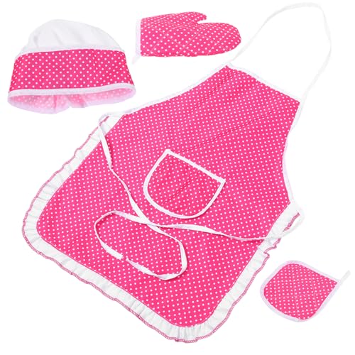 CALLARON 1Satz Kochschürze Für Verstellbar Mit Kochmütze Kreatives Rollenspiel Outfit Für Jungen Backen Basteln Schützendes Design Für Kleinkinder von CALLARON