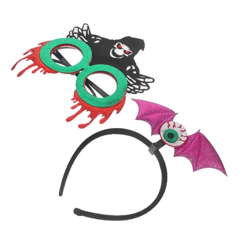 CALLARON 1satz Halloween Eyeglasses Hairband Lustige Halloween Deko Für Partys Wiederverwendbare Accessoires Mit Einzigartigem Design Für Und Kostüme Teiliges Augen-gefühl CALLARON 1satz Halloween Eyeglasses Hairband Lustige Halloween Deko Für Partys Wiederverwendbare Accessoires Mit Einzigartigem Design Für Und Kostüme Teiliges Augen-gefühl von CALLARON