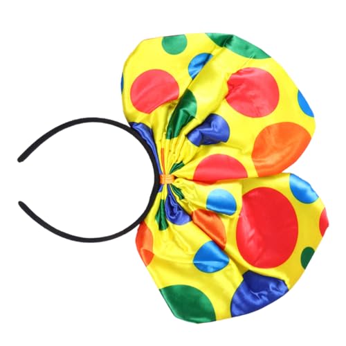 CALLARON 2 Stück Clownstirnband haarschmuck Bowknot-Haribands Kinderhaare Cosplay-Stirnbänder Clown-Haarreifen CALLARON 2 Stück Clownstirnband haarschmuck Bowknot-Haribands Kinderhaare Cosplay-Stirnbänder Clown-Haarreifen von CALLARON