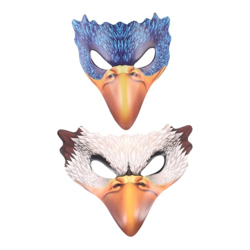 CALLARON 2stücke Adlermaske Aus Pu-schaumstoff Realistische Vogelgesichtsmaske Für Erwachsene Halloween-kostümzubehör Cosplay-maske Party-maske CALLARON 2stücke Adlermaske Aus Pu-schaumstoff Realistische Vogelgesichtsmaske Für Erwachsene Halloween-kostümzubehör Cosplay-maske Party-maske von CALLARON