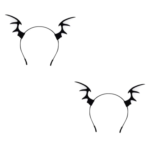CALLARON 2 Stück Halloween Stirnband mit Teufelshörnern Auffälliges Kopfschmuck Halloween Cosplay Accessoire für Damen und Mädchen Wiederverwendbar Elegant und für Karneval und Party von CALLARON