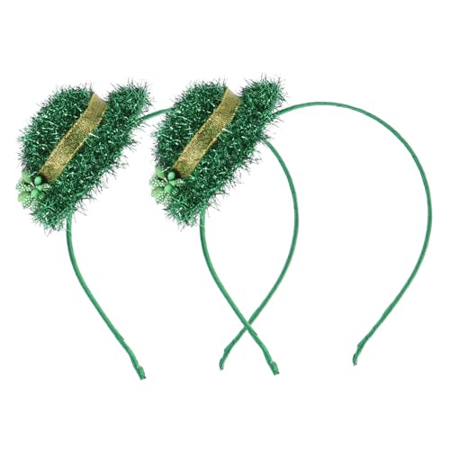 CALLARON 2 Stück Kreative Patrick's Day Hut Haarreifen Dekorative Kopfbedeckung für Feierlichkeiten Wiederverwendbar Leicht und Bequem für Erwachsene CALLARON 2 Stück Kreative Patrick's Day Hut Haarreifen Dekorative Kopfbedeckung für Feierlichkeiten Wiederverwendbar Leicht und Bequem für Erwachsene von CALLARON