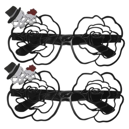 CALLARON 2 Stück Lustige Blumenbrille für Partys Einzigartige und Witzige Augenaccessoires für Halloween und Festlichkeiten Foto Requisiten und Party Dekoration von CALLARON
