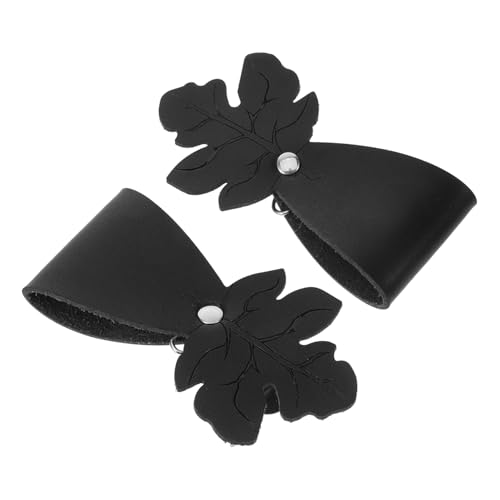 CALLARON 2 Stück Mittelalterlicher Gürtelrock Hike Verstellbare Renaissance Rock Hike Accessoires für Kostüme Schwarz für Cosplay und Themenpartys von CALLARON