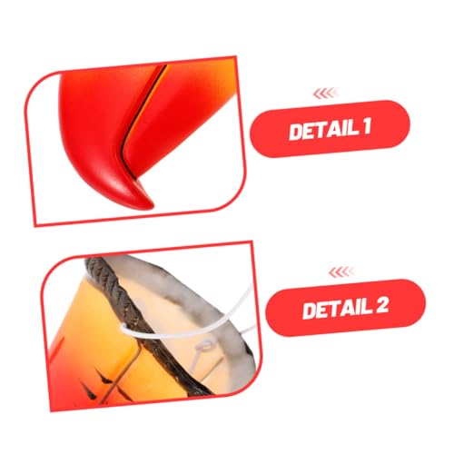 CALLARON 2 Stück Parrot Nose Cosplay Tier Schnabel Requisite Halloween Kostüm Zubehör aus Vinyl für Party Bühne Karneval Vogel Schnabelmaske von CALLARON
