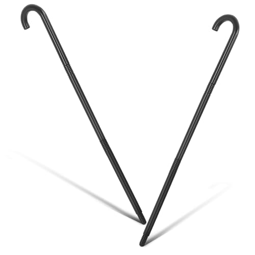 CALLARON 2 Stück Teiliges Krücken Cosplay Gehstöcke Theatrical Cane Requisiten für Halloween Kostüm und Bühnenaufführungen von CALLARON