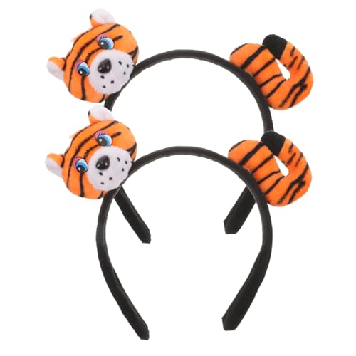 CALLARON 2 Stück Tiger Haarschmuck für Teiliges Niedliches Haarband für Neujahrsfeiern Chic Dekoration für Partys und Festlichkeiten Atmungsaktiv und Bequem Erwachsene CALLARON 2 Stück Tiger Haarschmuck für Teiliges Niedliches Haarband für Neujahrsfeiern Chic Dekoration für Partys und Festlichkeiten Atmungsaktiv und Bequem Erwachsene von CALLARON