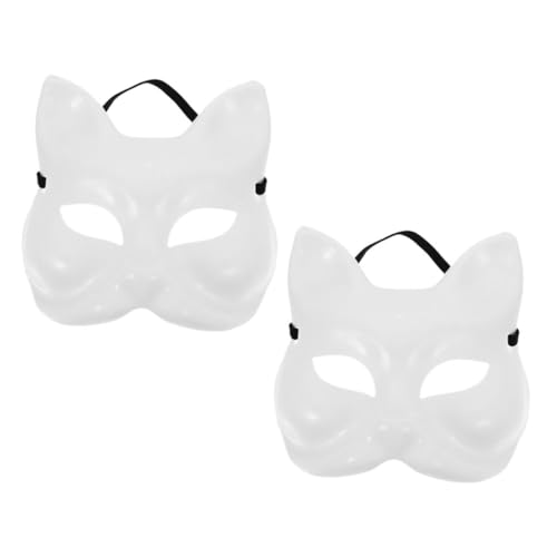 CALLARON 2 Stück Unbemalte Fuchsmaske DIY Masken für Karneval Halloween und Kreative Bastelprojekte Atmungsaktiv für Maskerade Partys CALLARON 2 Stück Unbemalte Fuchsmaske DIY Masken für Karneval Halloween und Kreative Bastelprojekte Atmungsaktiv für Maskerade Partys von CALLARON