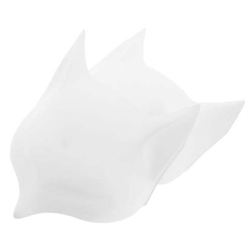 CALLARON 2 Stück Unbemalte Weiße Kunststoff Fuchsmaske Diy Tiermaske für Handbemalung Cosplay und Dekoration Vielseitig Einsetzbar Robuste Bauweise für Kreative Projekte CALLARON 2 Stück Unbemalte Weiße Kunststoff Fuchsmaske Diy Tiermaske für Handbemalung Cosplay und Dekoration Vielseitig Einsetzbar Robuste Bauweise für Kreative Projekte von CALLARON