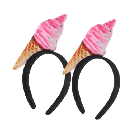 CALLARON 2 Stück -stirnband Party-kopfbedeckung Eiscreme-partyhüte Zapfen Haarschmuck Für Den Urlaub Für Frauen Eiscreme -party -dekorationen Kostüm Hut Süß Stoff CALLARON 2 Stück -stirnband Party-kopfbedeckung Eiscreme-partyhüte Zapfen Haarschmuck Für Den Urlaub Für Frauen Eiscreme -party -dekorationen Kostüm Hut Süß Stoff von CALLARON