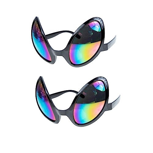 CALLARON 2Stücke Außerirdische Brille Lustige Sonnenbrillen für Partys Cosplay Festivals Kühle Sommergläser mit Kreativem Design UV Fotoaktionen CALLARON 2Stücke Außerirdische Brille Lustige Sonnenbrillen für Partys Cosplay Festivals Kühle Sommergläser mit Kreativem Design UV Fotoaktionen von CALLARON