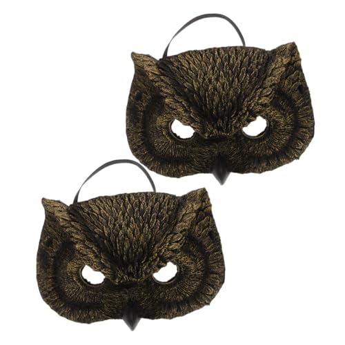 CALLARON 2Stücke Katzenaugen Maske für Erwachsene PU Halloween Maske Tierdesign Cosplay Requisiten Gesichtsbedeckung für Kostümpartys Karneval Lustige Mysteriöse CALLARON 2Stücke Katzenaugen Maske für Erwachsene PU Halloween Maske Tierdesign Cosplay Requisiten Gesichtsbedeckung für Kostümpartys Karneval Lustige Mysteriöse von CALLARON
