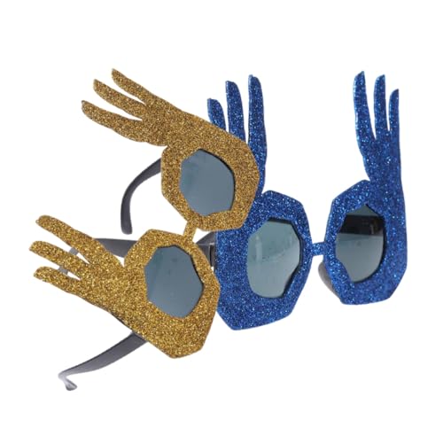 CALLARON 2Stücke Ok Brille Lustige Kostümbrille Accessoires für Halloween Partys Cosplay Verschiedene Veranstaltungen Langlebig CALLARON 2Stücke Ok Brille Lustige Kostümbrille Accessoires für Halloween Partys Cosplay Verschiedene Veranstaltungen Langlebig von CALLARON