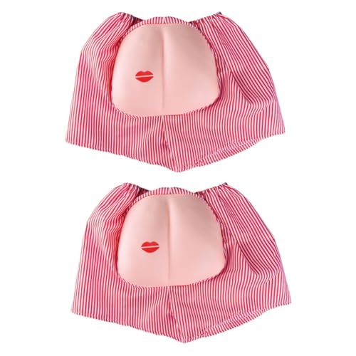 CALLARON 2St Lustige Unisex-Shorts Fake- -Shorts Knebelgeschenke Hintern freigelegtes Gesäß Slip falscher kurze Hose Requisiten Männer Frauen CALLARON 2St Lustige Unisex-Shorts Fake- -Shorts Knebelgeschenke Hintern freigelegtes Gesäß Slip falscher kurze Hose Requisiten Männer Frauen von CALLARON