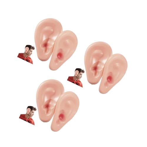 CALLARON 3 Paare Halloween Schweineohren Party Requisiten Langlebige Realistische Fake Pig Ear Cosplay Accessoire für Karneval Kostüm und Dekoration von CALLARON