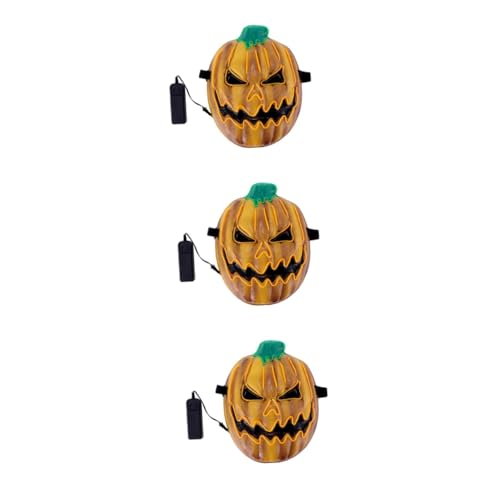 CALLARON 3 Stck LED Halloween Party Maske Leichte Leuchtende Gesichtsmaske Langlebig und für Karneval Kostüm und Maskerade Partys CALLARON 3 Stck LED Halloween Party Maske Leichte Leuchtende Gesichtsmaske Langlebig und für Karneval Kostüm und Maskerade Partys von CALLARON