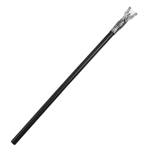 CALLARON 3 Stück Halloween Kostüm Scepter mit Transparentem Kugelgriff Leichter Kunststoff Zauberstab für Rollenspiel Bühnenauftritte Cosplay und Halloween Dekoration Antiksilberfarben von CALLARON