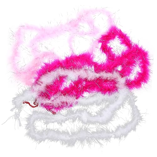 CALLARON 3 Stück Teiliges Bunte Federboa Fluffige Truthahnfedern für DIY Bastelarbeiten und Kostümdekoration für Partys Hochzeiten und Spezielle Anlässe CALLARON 3 Stück Teiliges Bunte Federboa Fluffige Truthahnfedern für DIY Bastelarbeiten und Kostümdekoration für Partys Hochzeiten und Spezielle Anlässe von CALLARON