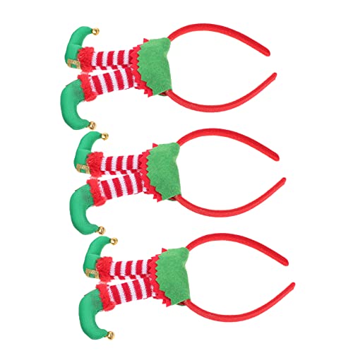 CALLARON 3 Stück Weihnachts Stirnbänder Kostüm Haarschmuck für Festlichkeiten Leichte und Langlebige Haarreifen für Erwachsene und Weihnachtsdeko für Partys CALLARON 3 Stück Weihnachts Stirnbänder Kostüm Haarschmuck für Festlichkeiten Leichte und Langlebige Haarreifen für Erwachsene und Weihnachtsdeko für Partys von CALLARON