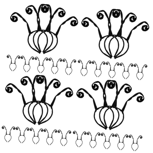 CALLARON 32 Stck Teiliges Halloween Haarreif mit Einzigartigem Schmetterlings und Ameisen Design Schwarzer DIY Haarschmuck für Erwachsene Kostümzubehör für Gruselige Partyatmosphäre von CALLARON