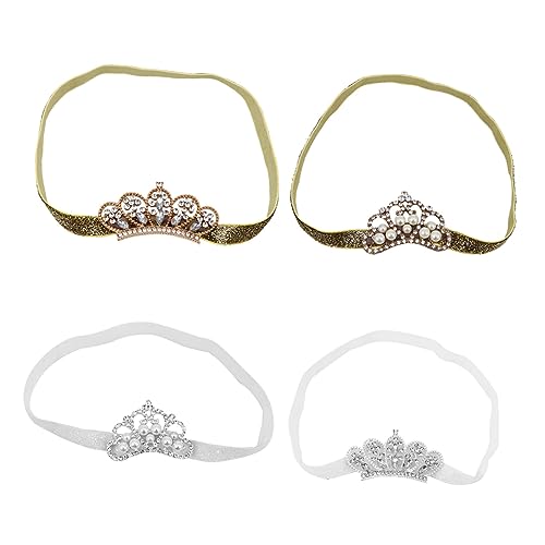 CALLARON 4 Stück Teiliges Haarband für Krone Haarschmuck für Partys Geburtstagsfeiern Leicht und Bequem und Jedem CALLARON 4 Stück Teiliges Haarband für Krone Haarschmuck für Partys Geburtstagsfeiern Leicht und Bequem und Jedem von CALLARON