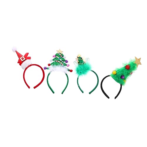 CALLARON 4 Stück Teiliges Weihnachts Haarreif für Weihnachtliche Haarreifen mit Weihnachtsbaum Leicht und Bequem für Kostümpartys und Festliche Anlässe Wie Weihnachten und Silvester CALLARON 4 Stück Teiliges Weihnachts Haarreif für Weihnachtliche Haarreifen mit Weihnachtsbaum Leicht und Bequem für Kostümpartys und Festliche Anlässe Wie Weihnachten und Silvester von CALLARON